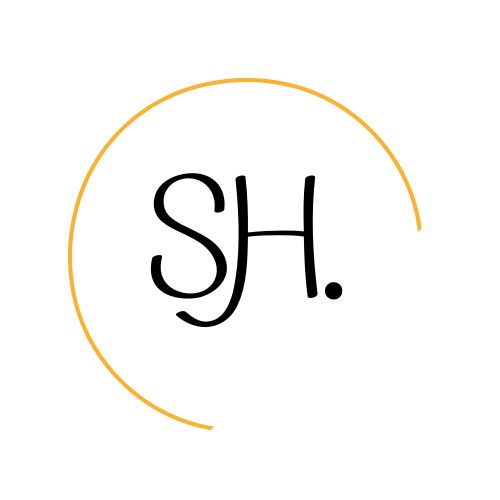 Blanco y negro minimalista monograma tipografico logotipo